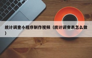 广西统计调查小程序制作视频（统计调查表怎么做）